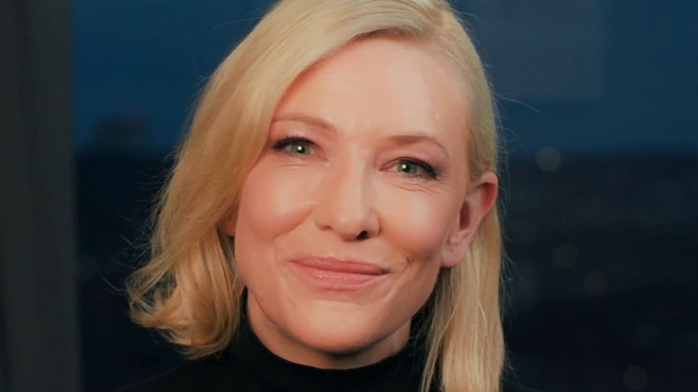 Cate Blanchett poses