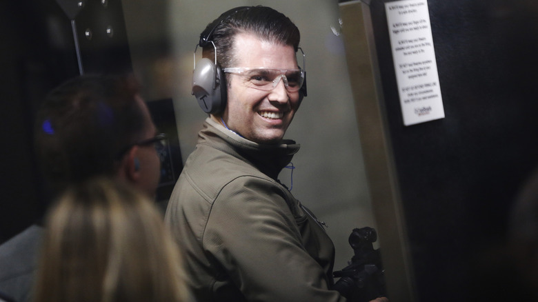 Donald Trump Jr target shooting