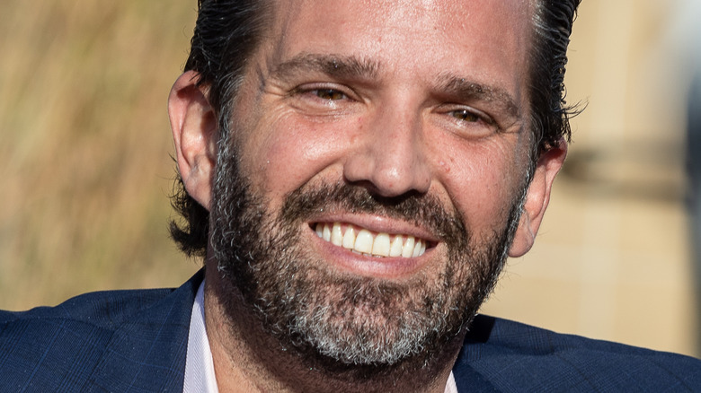 Donald Trump Jr smiling