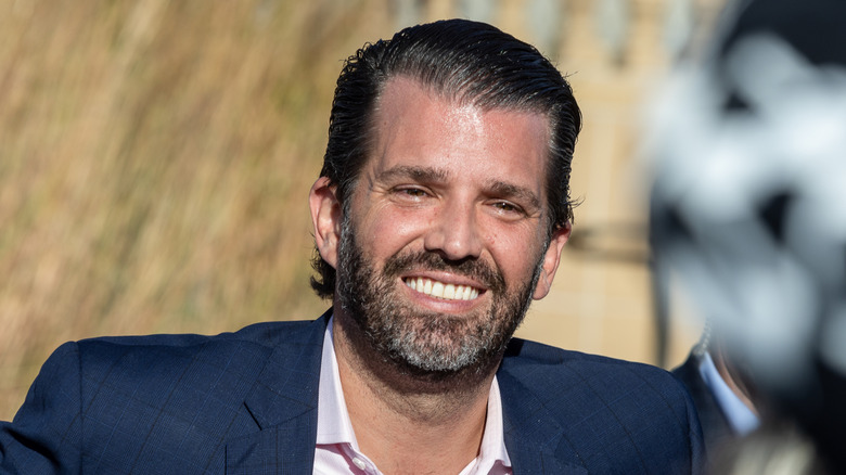 Donald Trump Jr smiling
