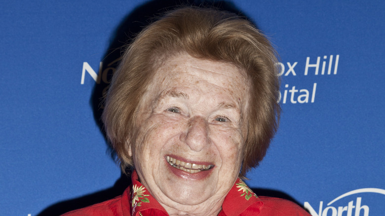 Dr. Ruth, red carpet