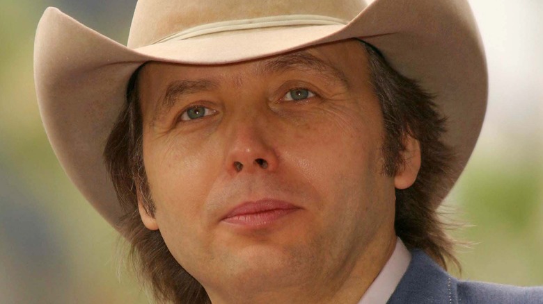 Dwight Yoakam gazing