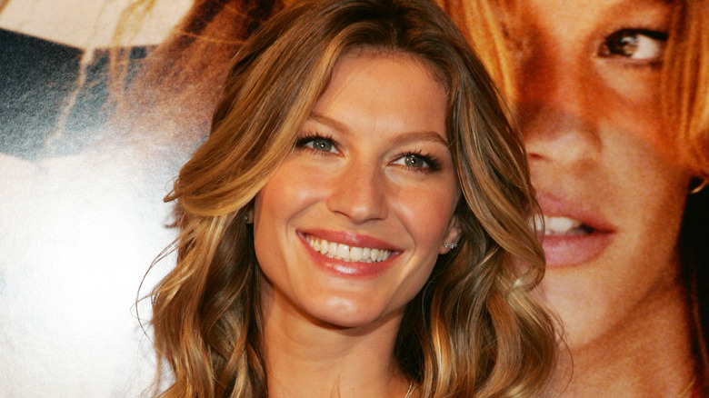 Gisele Bundchen smiling