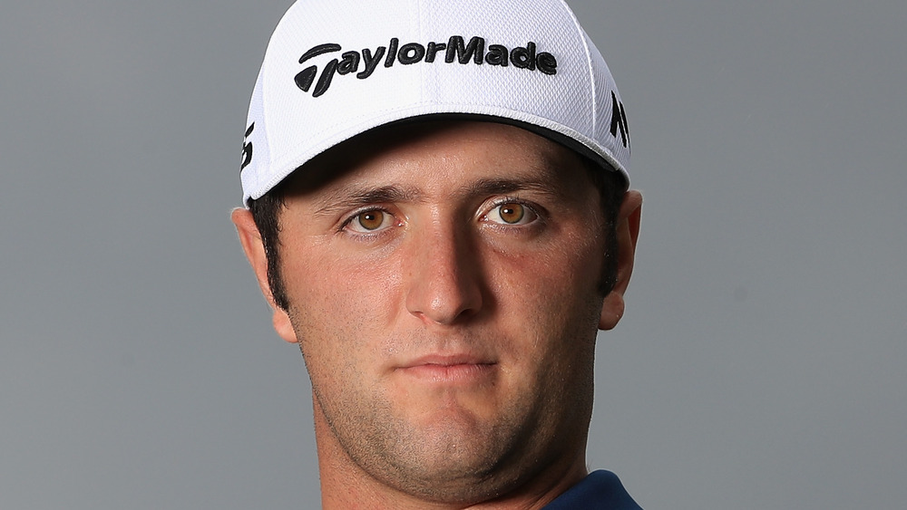 Jon Rahm serious