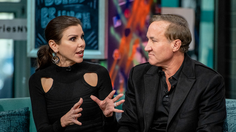 Heather Dubrow and Terry Dubrow talking