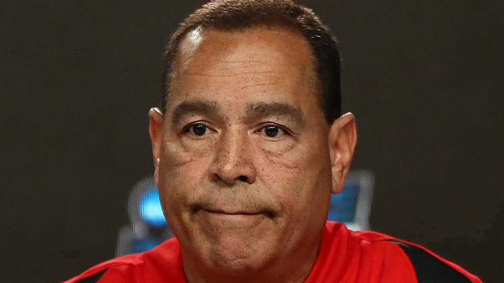 Kelvin Sampson looking serious