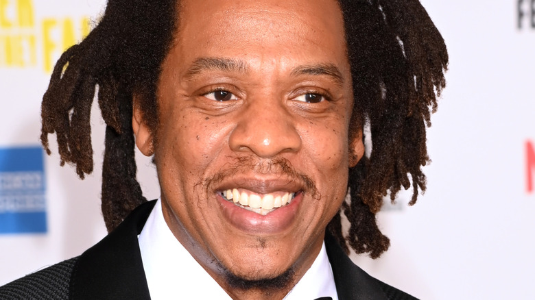 Jay-Z smiling at event