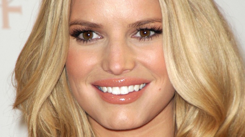 Jessica Simpson smiling