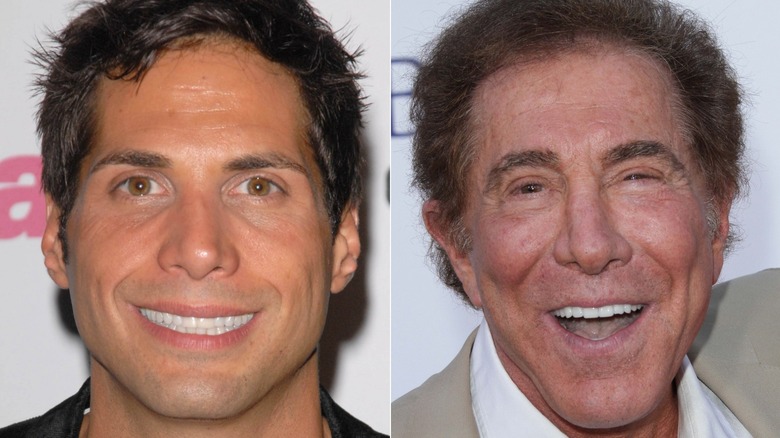 Joe Francis, Steve Wynn, both smiling