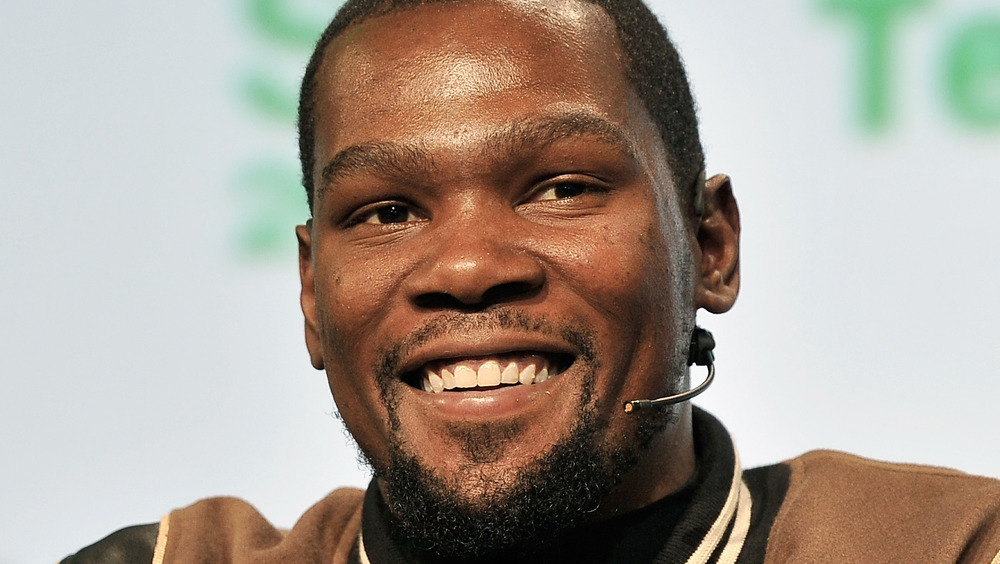 Kevin Durant smiling