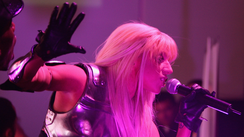 Lady Gaga singing 
