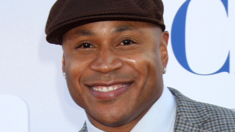 LL Cool J wearing a plaid blazer