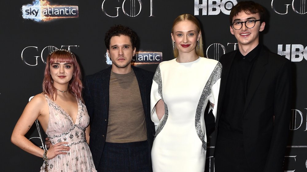 Maisie Williams, Kit Harington, Sophie Turner, Isaac Hempstead Wright