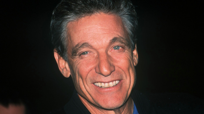 Maury Povich in a bomber jacket