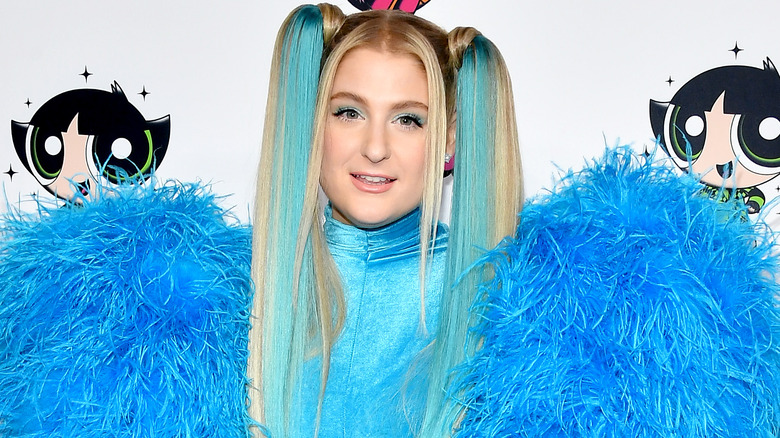 Meghan Trainor smiling on the red carpet