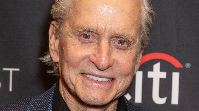 Michael Douglas smiling