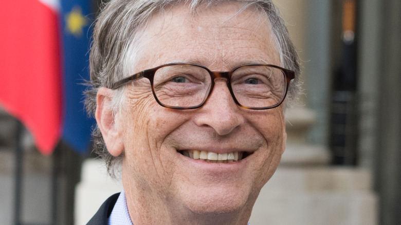 Bill Gates smile france