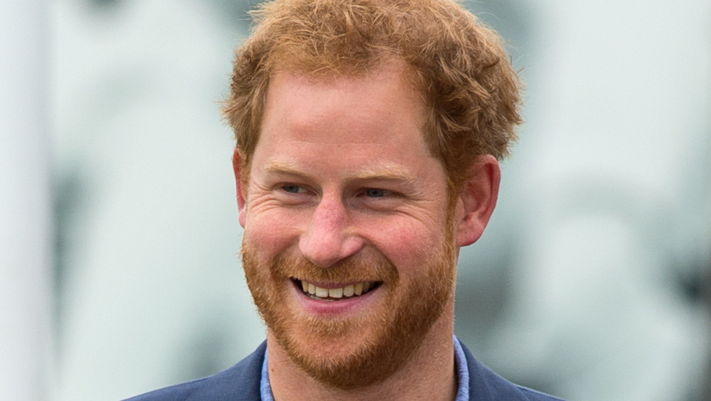 Prince Harry smiling