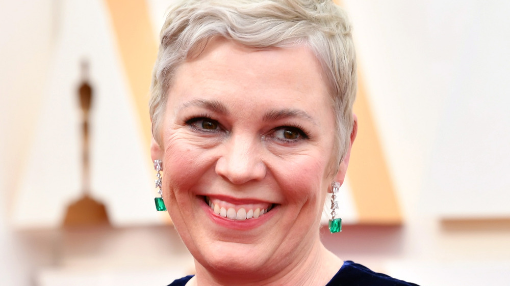 Olivia Colman smiling