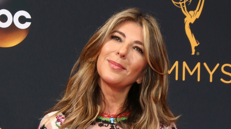 Nina Garcia posing at the Emmys