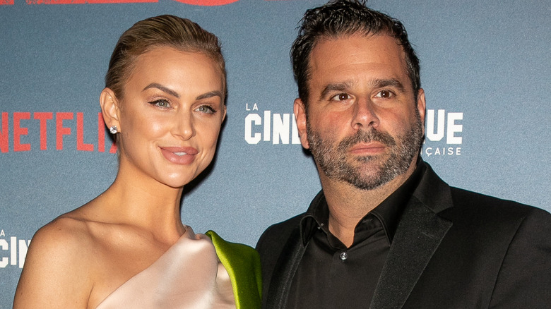 Lala Kent and Randall Emmett posing together
