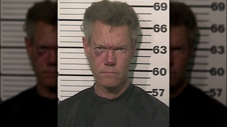 Randy Travis' mug shot