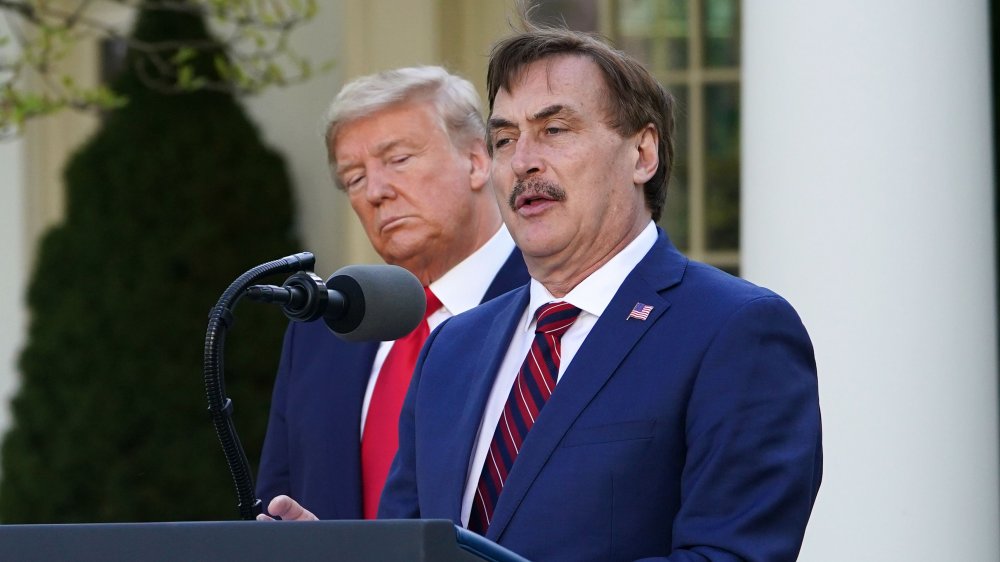 Mike Lindell and Donald Trump