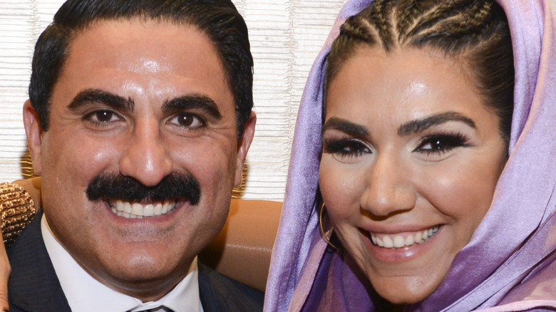 Reza Farahan and Asa Soltan Rahmati smiling