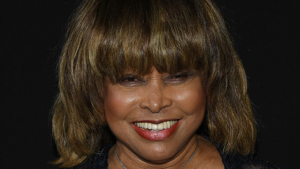 Tina Turner smiles on a 2018 red carpet