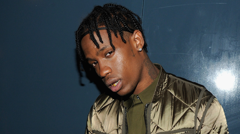 Travis Scott at a GQ party