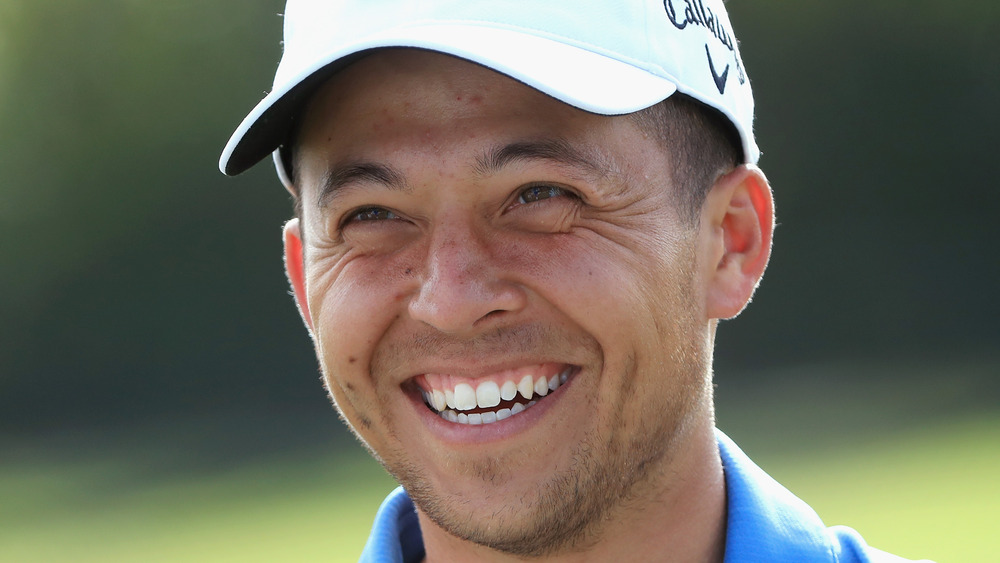 Xander Schauffele, laughing