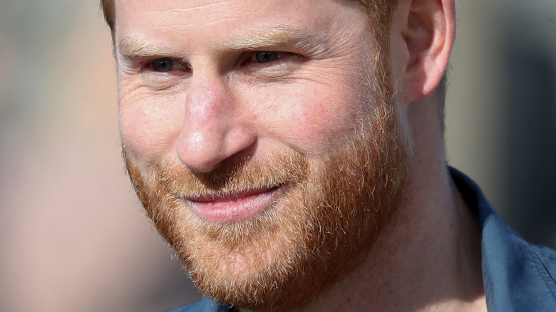 Prince Harry smiling