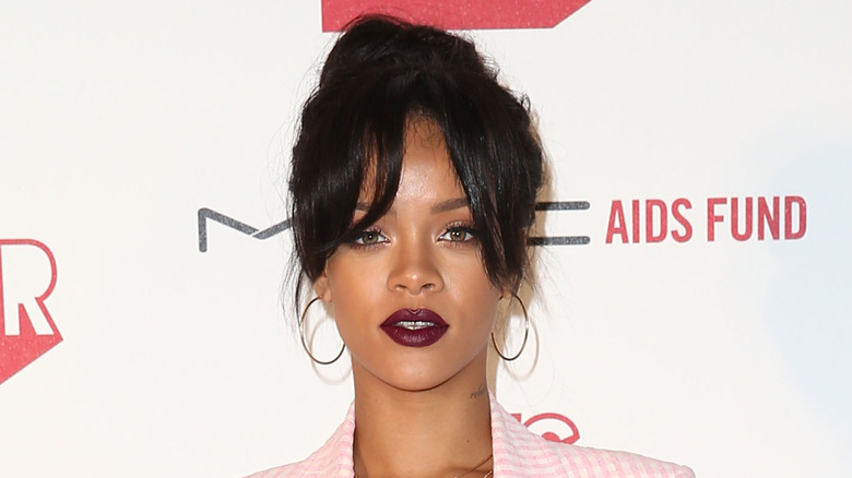 Rihanna looking at camera