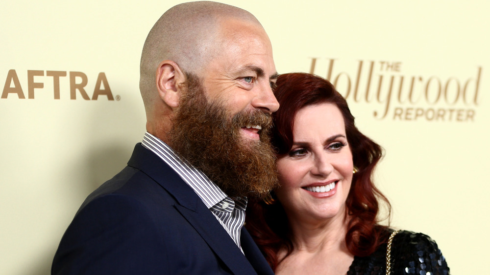 Nick Offerman and Megan Mullally