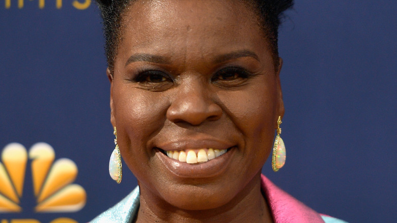 Leslie Jones smiling