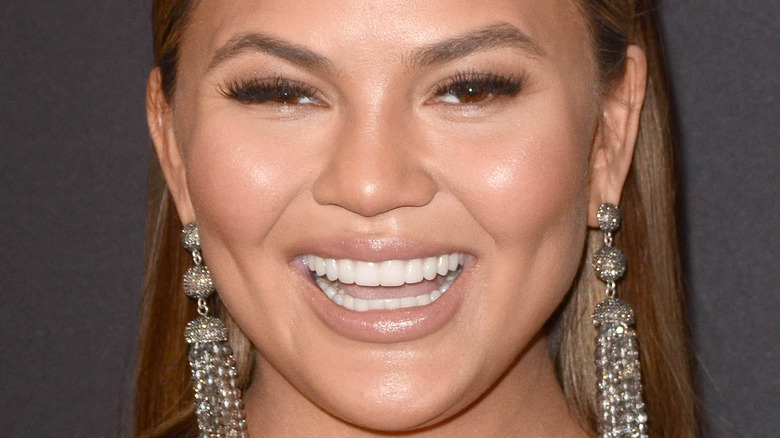 Chrissy Teigen smiling