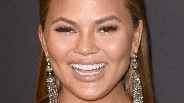 Chrissy Teigen smiling