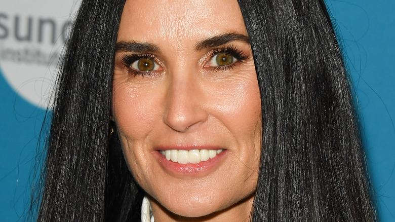 Demi Moore smiling