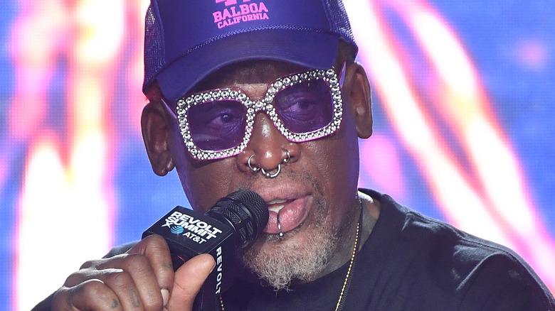 Dennis Rodman speaking