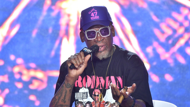 Dennis Rodman speaking