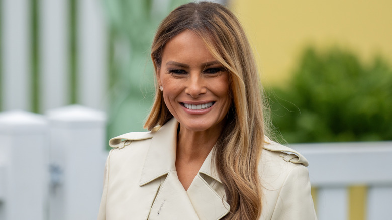 Melania Trump smiling