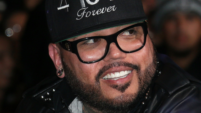 A.B. Quintanilla close up, smiling