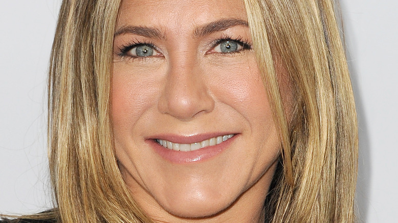 Jennifer Aniston smiling on the red carpet