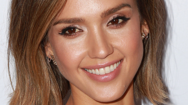 Jessica Alba smiling