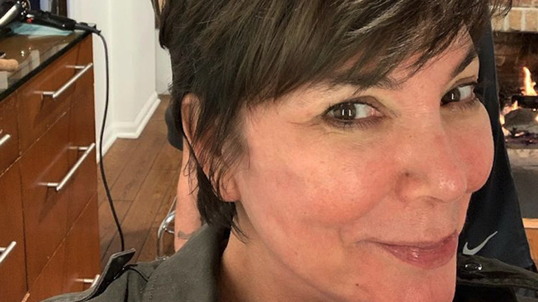 Kris Jenner with no makeup on