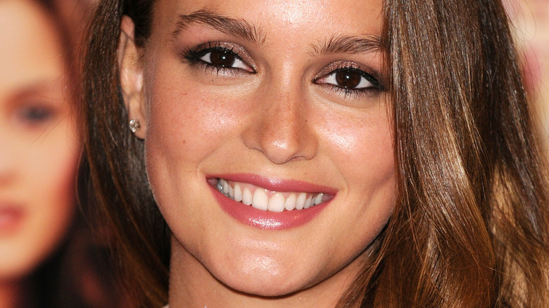 Leighton Meester smiling