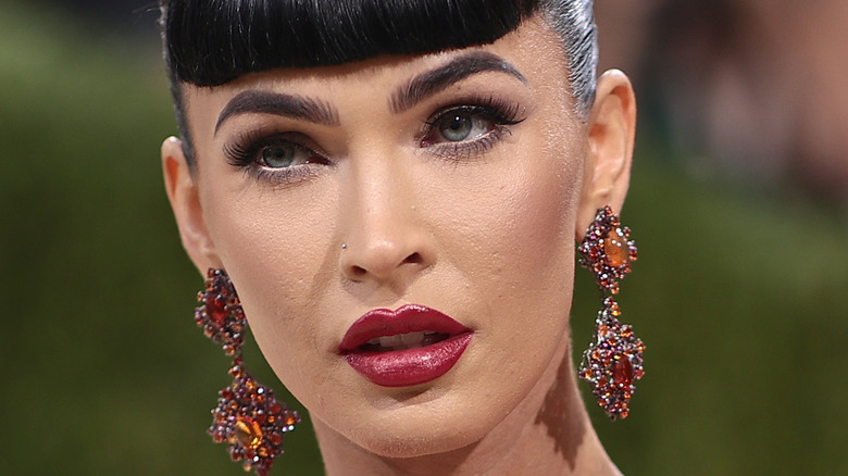 Megan Fox met gala makeup