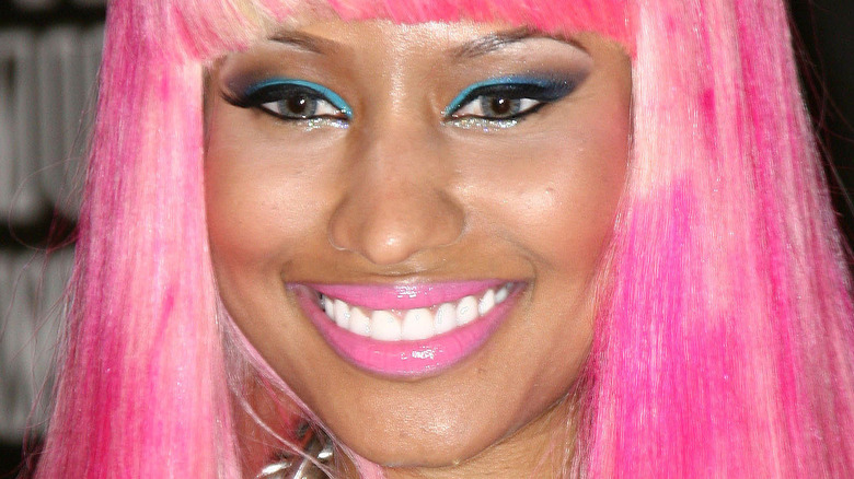 Nicki Minaj smiling