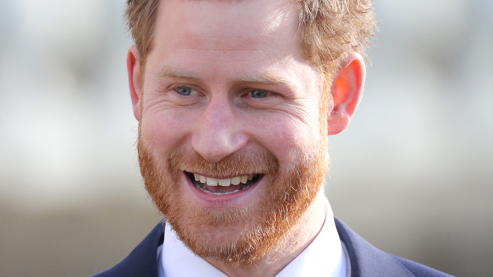 Prince Harry laughing