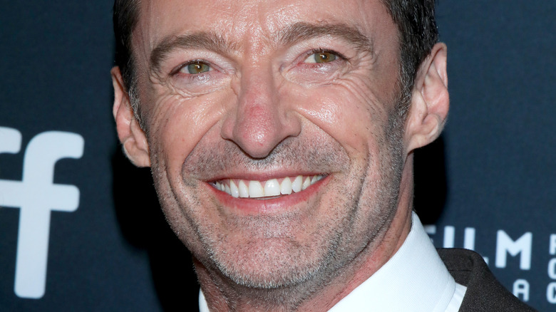 Hugh Jackman smiling